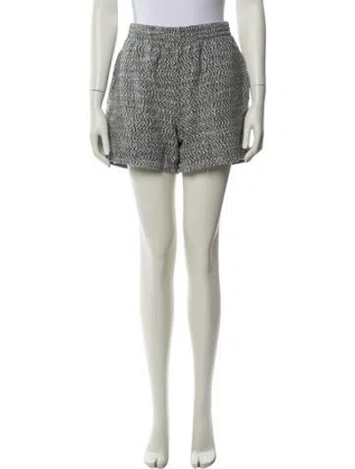 Pre-owned John Elliott Printed Mini Shorts In Gray