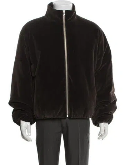 Pre-owned John Elliott Puffer Coat In Brown