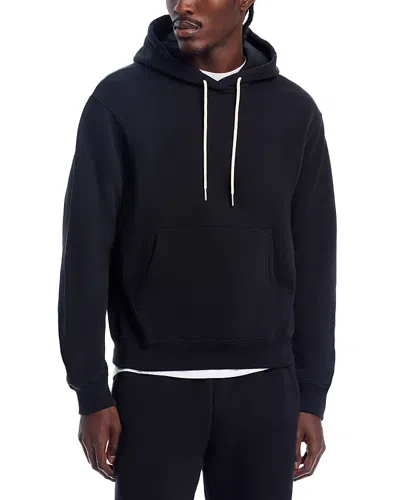 John Elliott Pullover Relaxed Beach Hoodie In Black