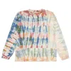 JOHN ELLIOTT RECONSTRUCTED TIE-DYE LONG SLEEVE T-SHIRT - WHITE