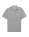 John Elliott Regular Fit Polo In Gray
