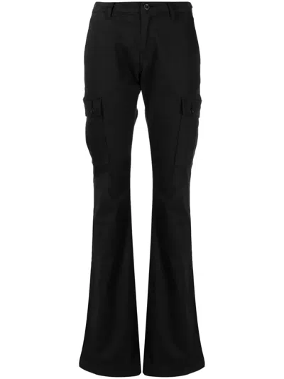 John Elliott Riley Low-rise Utility Bootcut Trousers In Black