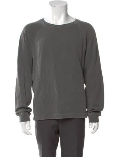 Pre-owned John Elliott Scoop Neck Long Sleeve Pullover In Gray