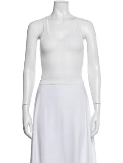 Pre-owned John Elliott Scoop Neck Sleeveless Top In Neutral