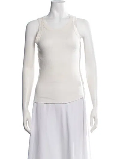 Pre-owned John Elliott Scoop Neck Sleeveless Top In Neutrals