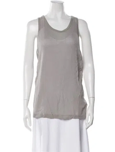 Pre-owned John Elliott Scoop Neck Sleeveless Top W/ Tags In Neutral