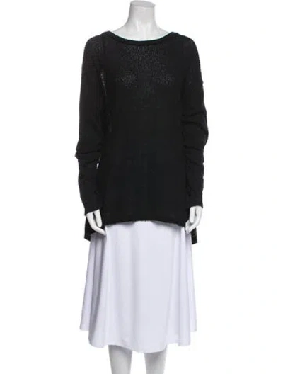 Pre-owned John Elliott Scoop Neck Sweater In Black