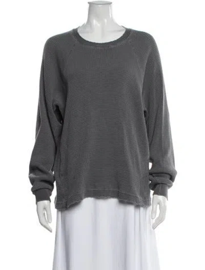 Pre-owned John Elliott Scoop Neck Sweater In Gray