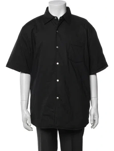 Pre-owned John Elliott Short Sleeve Shirt In Black