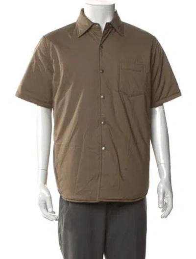 Pre-owned John Elliott Short Sleeve Shirt In Brown