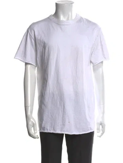 Pre-owned John Elliott Short Sleeve Shirt In White