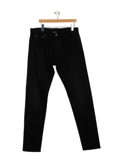 Pre-owned John Elliott Skinny Jeans In Black