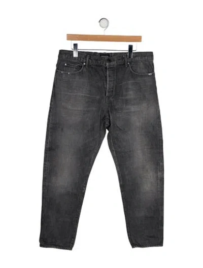 Pre-owned John Elliott Skinny Jeans In Black