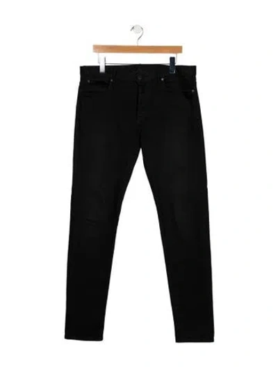 Pre-owned John Elliott Skinny Jeans In Black