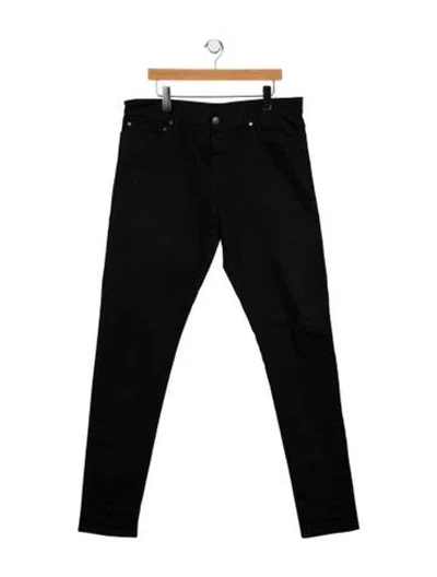 Pre-owned John Elliott Skinny Jeans In Black
