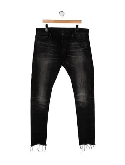 Pre-owned John Elliott Skinny Jeans In Black