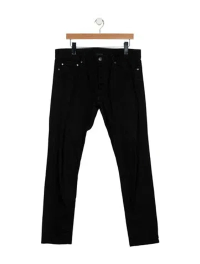 Pre-owned John Elliott Skinny Jeans In Black