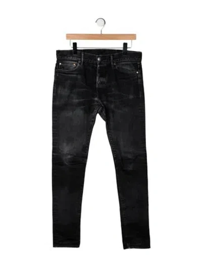 Pre-owned John Elliott Skinny Jeans In Black