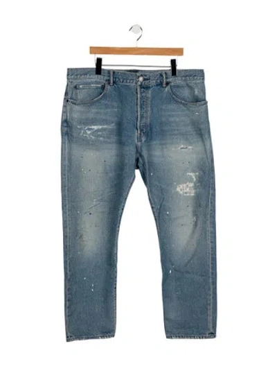 Pre-owned John Elliott Skinny Jeans In Blue