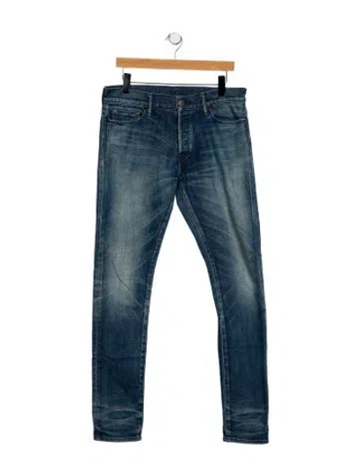 Pre-owned John Elliott Skinny Jeans In Blue
