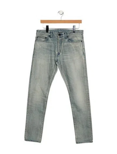 Pre-owned John Elliott Skinny Jeans In Blue