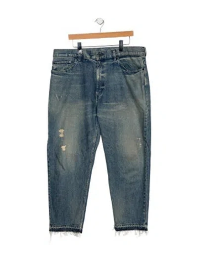 Pre-owned John Elliott Skinny Jeans In Blue