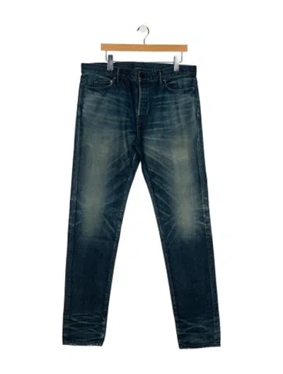 Pre-owned John Elliott Skinny Jeans In Blue