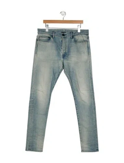 Pre-owned John Elliott Skinny Jeans In Blue