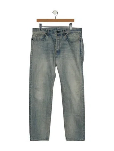 Pre-owned John Elliott Skinny Jeans In Blue