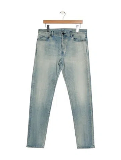 Pre-owned John Elliott Skinny Jeans In Blue