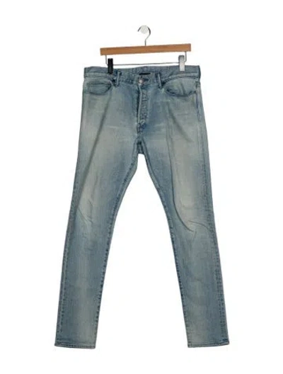 Pre-owned John Elliott Skinny Jeans In Blue