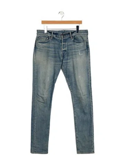 Pre-owned John Elliott Skinny Jeans In Blue