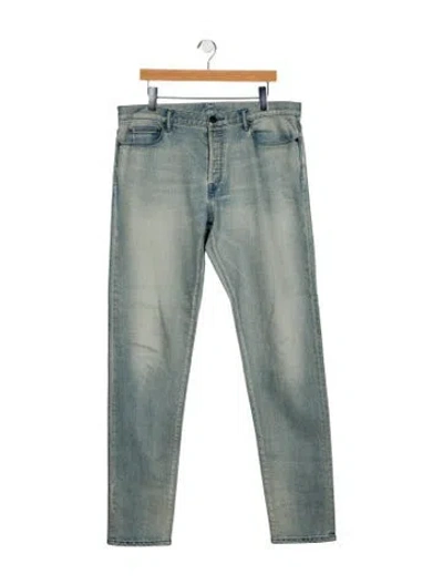 Pre-owned John Elliott Skinny Jeans In Blue