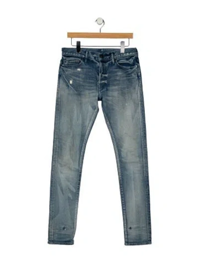 Pre-owned John Elliott Skinny Jeans In Blue