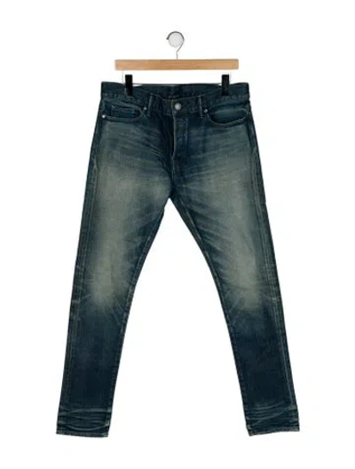 Pre-owned John Elliott Skinny Jeans In Blue