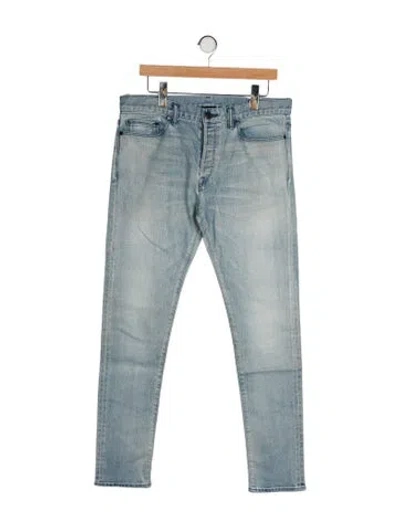 Pre-owned John Elliott Skinny Jeans In Blue