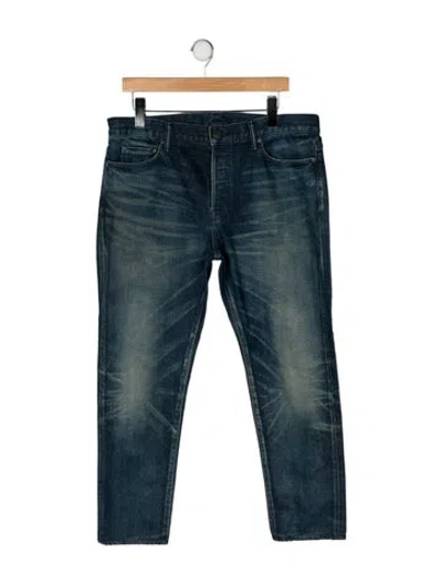 Pre-owned John Elliott Skinny Jeans In Blue