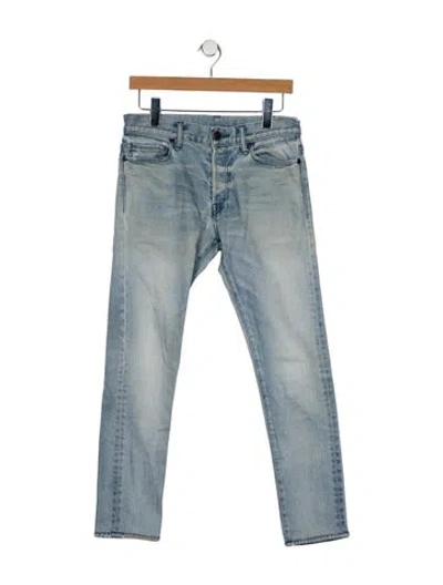 Pre-owned John Elliott Skinny Jeans In Blue