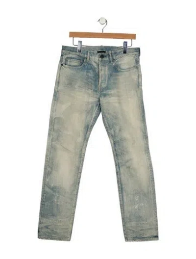 Pre-owned John Elliott Skinny Jeans In Blue
