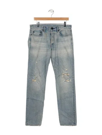 Pre-owned John Elliott Skinny Jeans In Blue