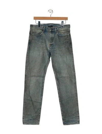 Pre-owned John Elliott Skinny Jeans In Blue