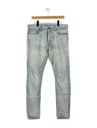 Pre-owned John Elliott Skinny Jeans In Blue
