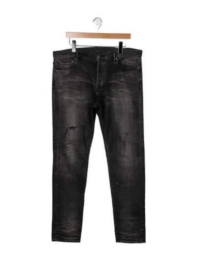 Pre-owned John Elliott Skinny Jeans In Gray