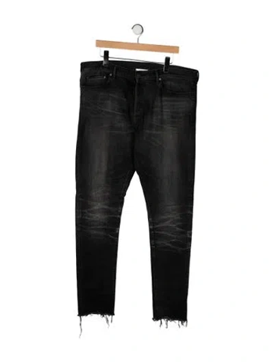 Pre-owned John Elliott Skinny Jeans In Gray