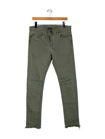 Pre-owned John Elliott Skinny Jeans In Gray