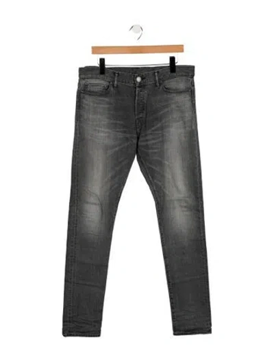 Pre-owned John Elliott Skinny Jeans In Gray