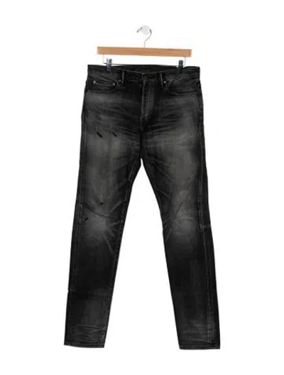 Pre-owned John Elliott Skinny Jeans In Gray