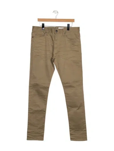 Pre-owned John Elliott Skinny Jeans In Neutral
