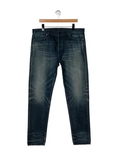 Pre-owned John Elliott Skinny Jeans W/ Tags In Blue