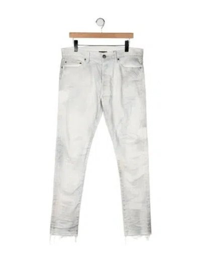 Pre-owned John Elliott Skinny Jeans W/ Tags In White